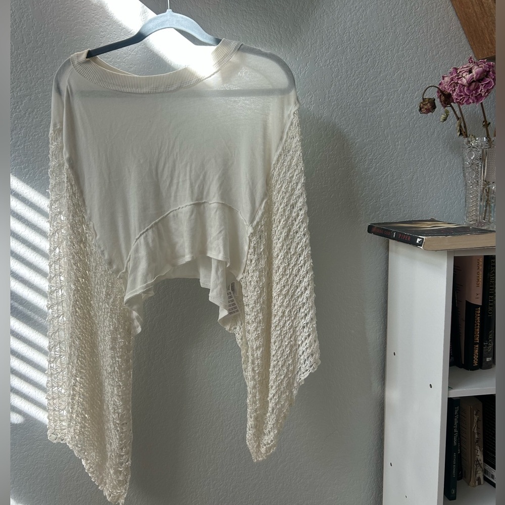 Free People Sundae Crochet Tee - Picture 5 of 7
